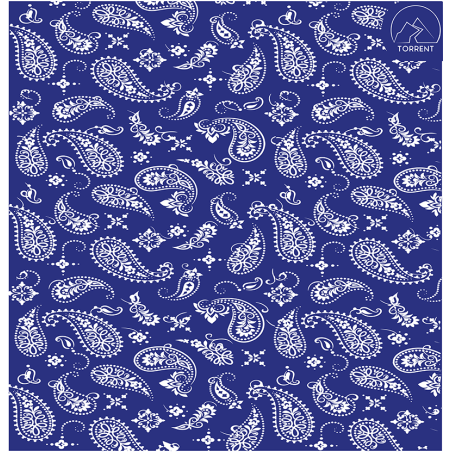 TUBE MICROPOLAIRE PRINT BLUE BANDANA | PVC : 12,95€ | Coef : 3.24