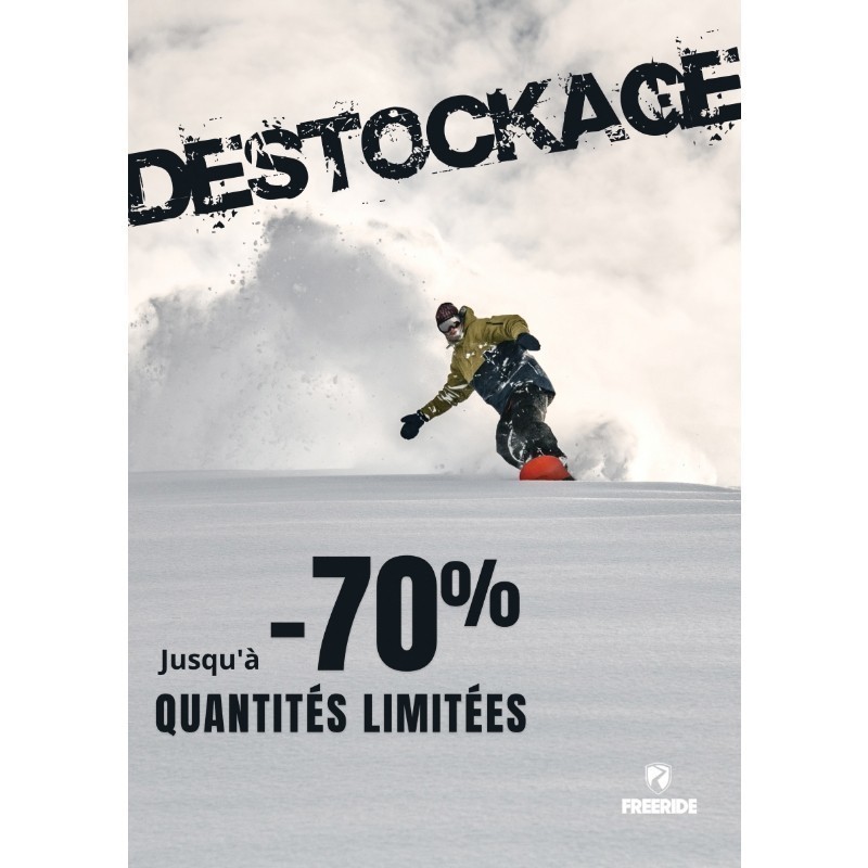 AFFICHE DESTOCKAGE - FREERIDE