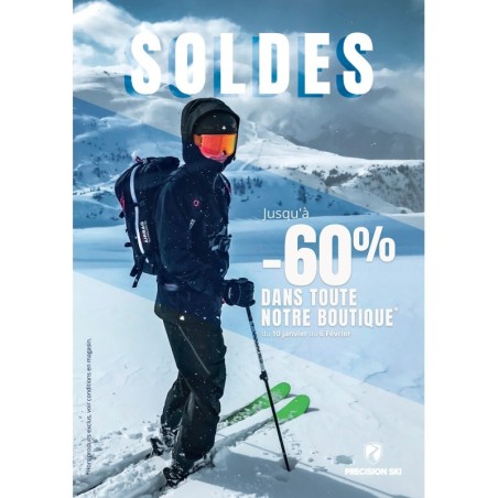 AFFICHE SOLDES - PRECISION SKI