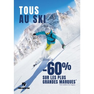 AFFICHE TOUS AU SKI - PRECISION SKI