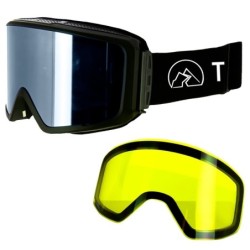 Masque de Ski Torrent HB190A Black Blue + Extra Lens Yellow | PVC : 69,95€ | Coef : 2.67