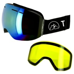 Masque de Ski Torrent OTG HB181B Black + Extra Lens Yellow | PVC : 79,95€ | Coef : 2.43