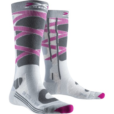 Chaussettes de Ski X-Socks Ski Control 4.0 WMN Grey Melange Charcoal