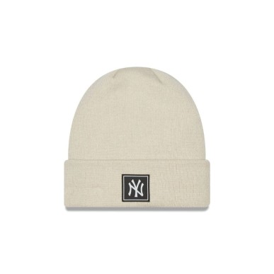 Bonnet New Era Team Cuff Beanie New York Yankees Stone