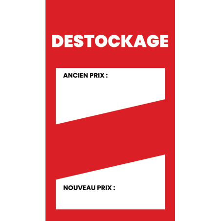 ETIQUETTES PETIT FORMAT DESTOCKAGE