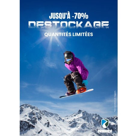 CREA AFFICHE DESTOCKAGE 2025 - FREERIDE